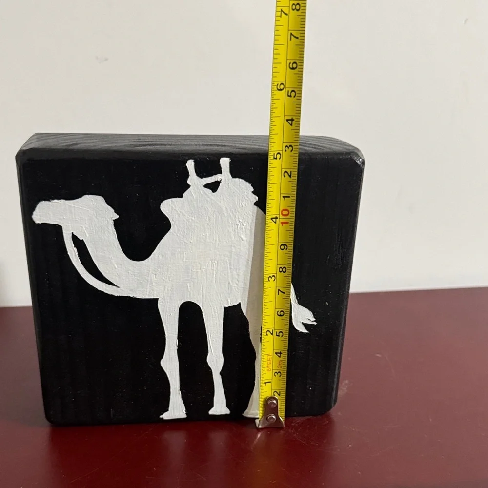 Wooden Block Silhouette Nativity Scene Decorations 13 pieces - Picture 13 of 13